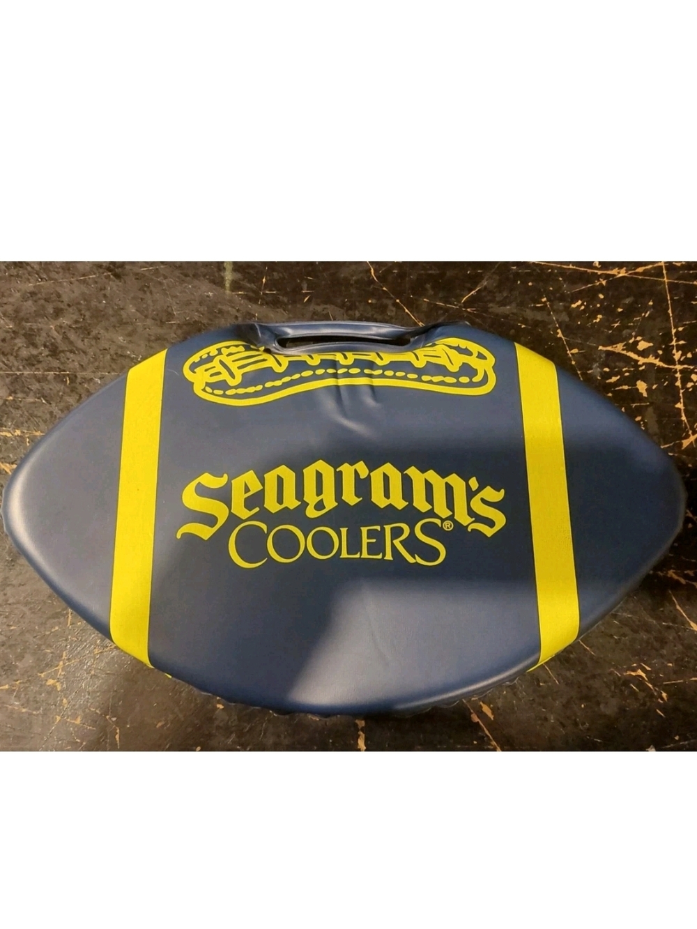 Seagrams Coolers Foam Football Stadium Seat Pad Vintage 80s